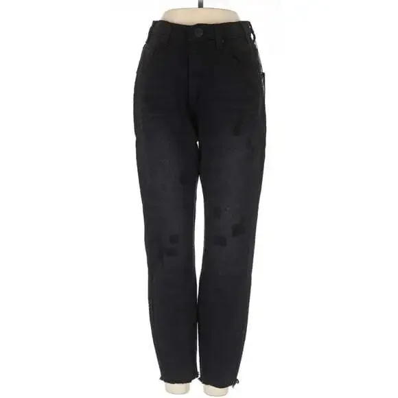 One Teaspoon High Rise Distressed Free-bird Black Oak size 24 NEW - Picture 2 of 6